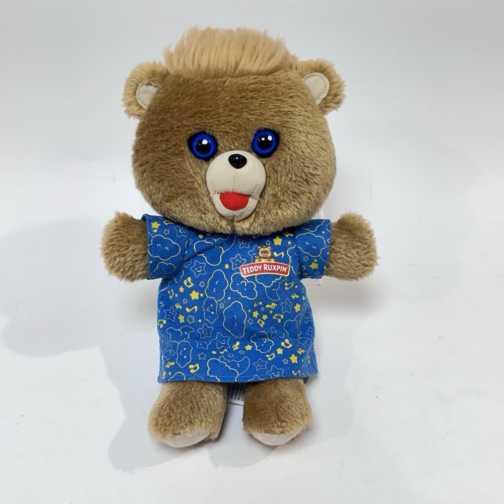 Teddy Ruxpin Bedtime Lullaby 2018 9" Talking‎ Plush Requires 1 AAA Battery Works